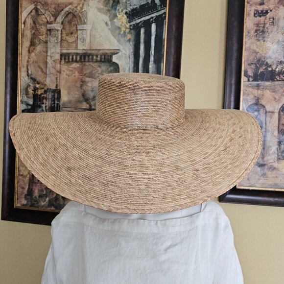 Lack Of Color Accessories - Lack of Color Hat, 100% Palm Leaf. Made in Mexico, Size L/XL, Ultra wide